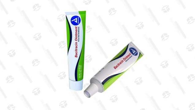 Bacitracin is basically the generic form of Neosporin, but without the additives that some people are allergic to.